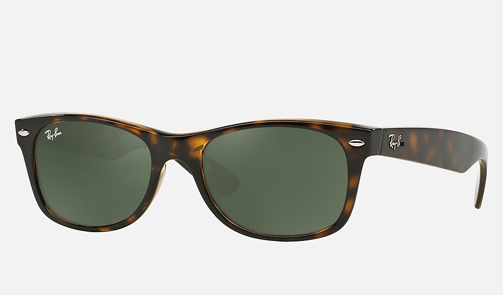Ray Ban New Wayfarer Rb2132 Tortoise Nylon Green Prescription Lenses 0rb Ray Ban Uk