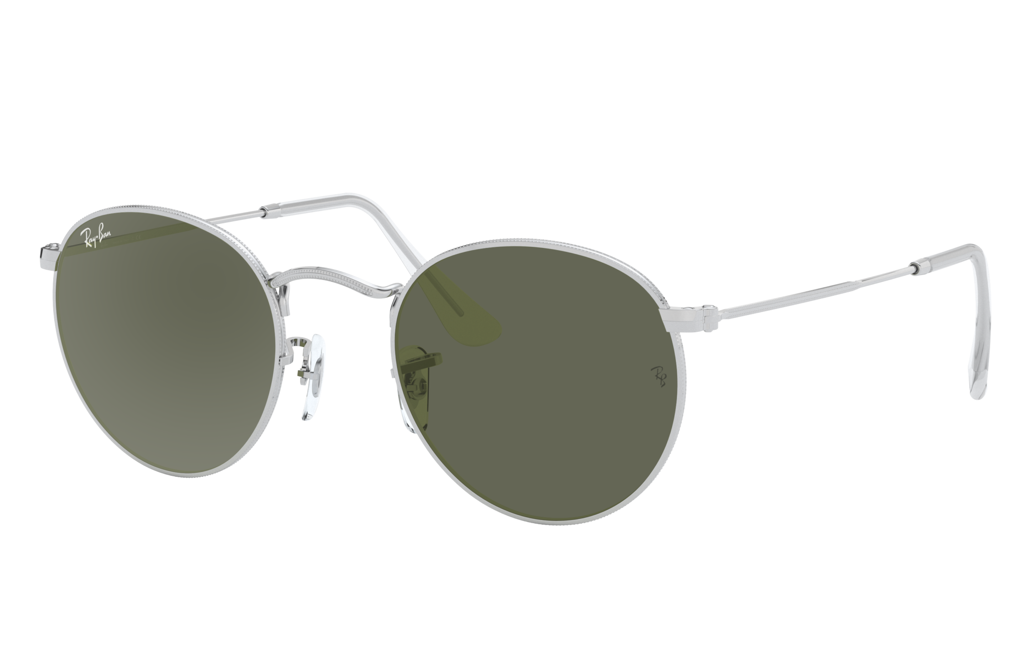 Ray-Ban Round Metal RB3447 Silver 