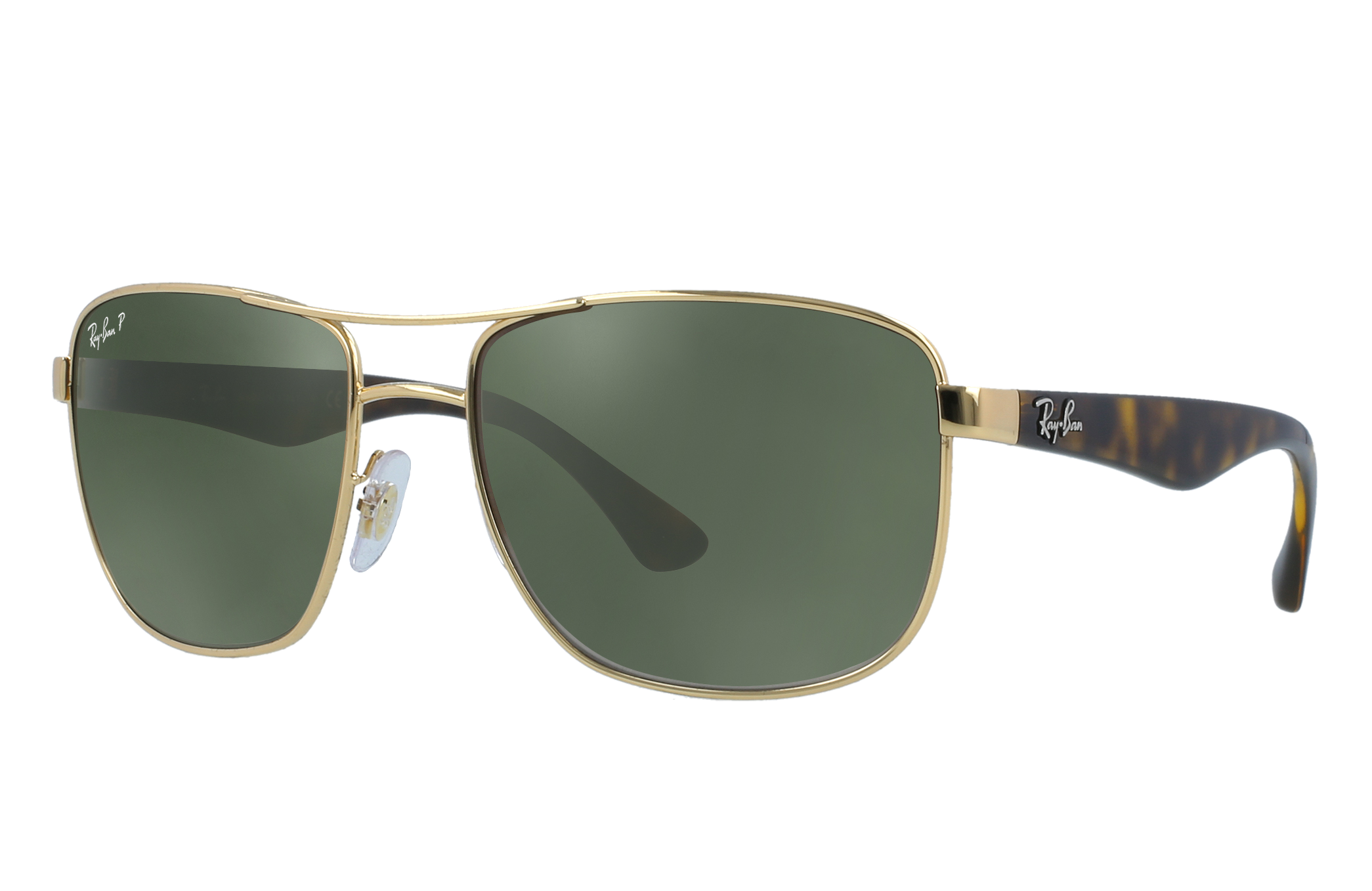 Ray-Ban RB3533 Gold - Steel - Green 