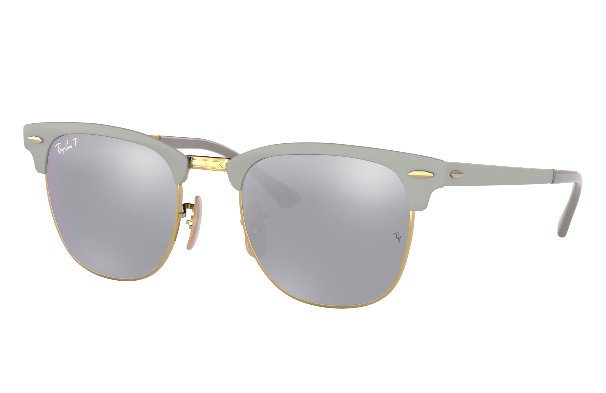 ray ban clubmaster silver
