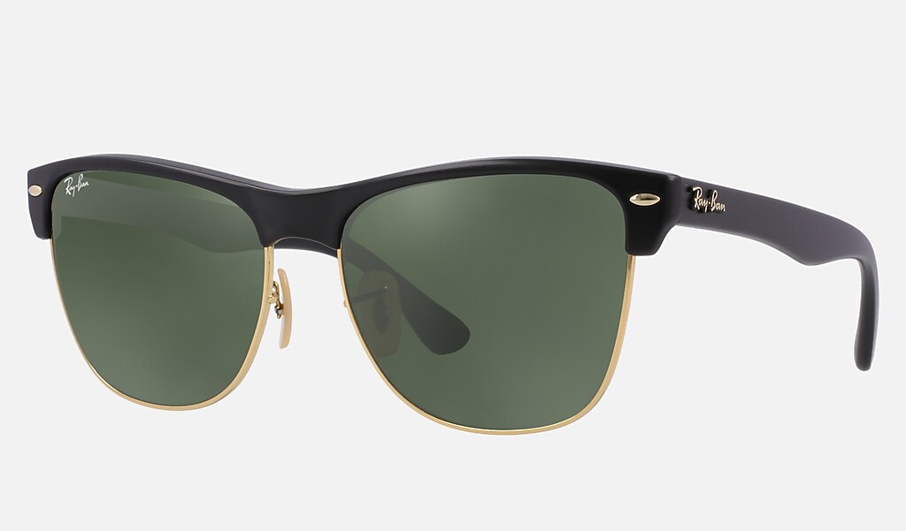 Ray Ban Clubmaster Oversized Rb4175 Black Nylon Green Prescription Lenses 0rb Ray Ban Usa