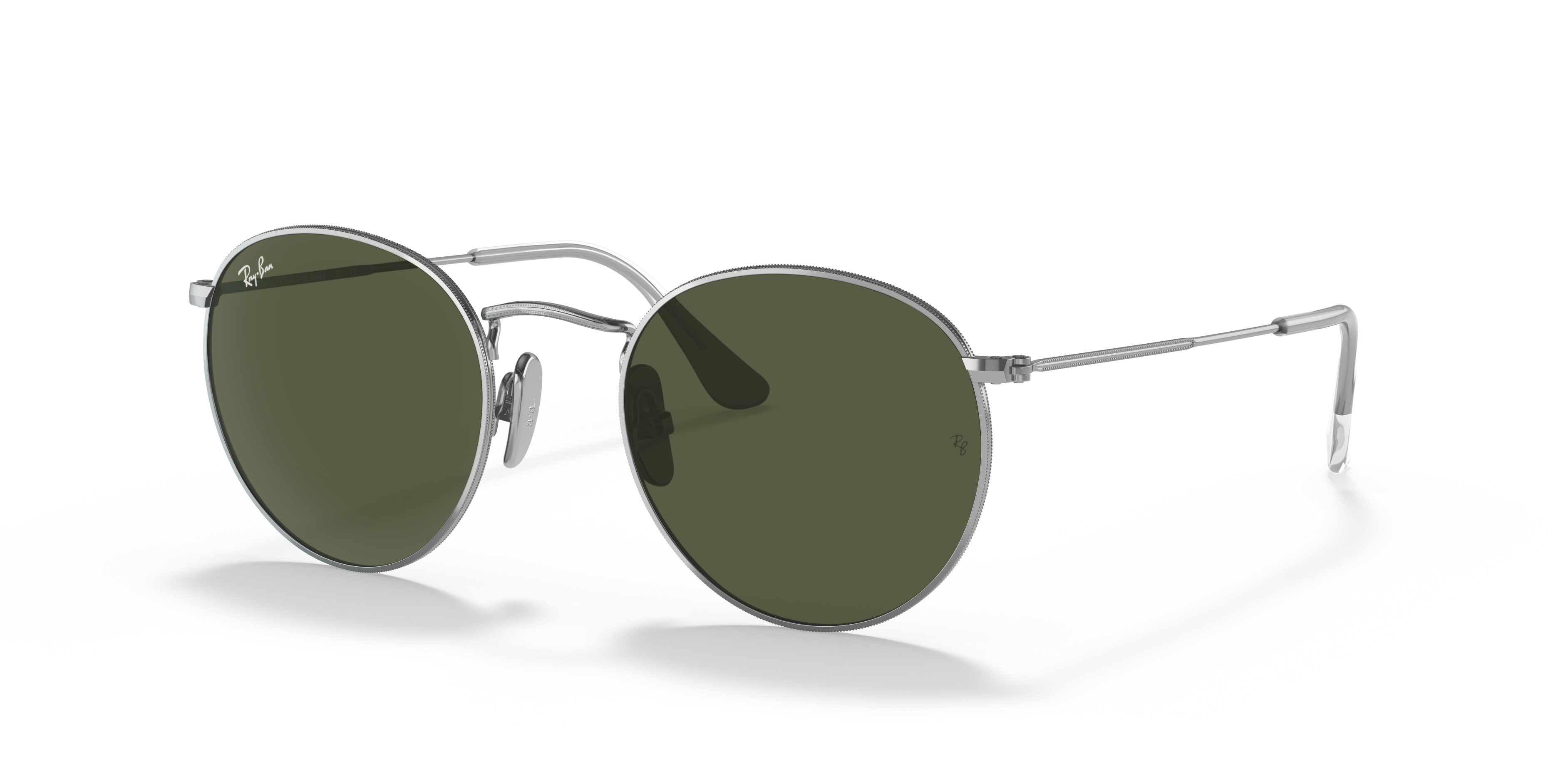 ray ban round silver frame