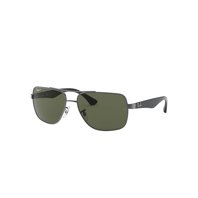 Ray-Ban Rb3483 Sunglasses Black Frame Green Lenses Polarized 60-16