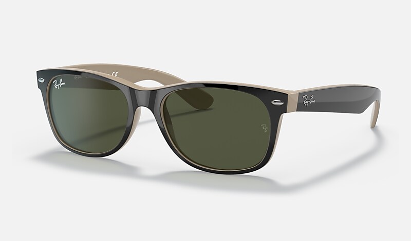 NEW WAYFARER COLOR MIX Sunglasses in Black and Green - RB2132