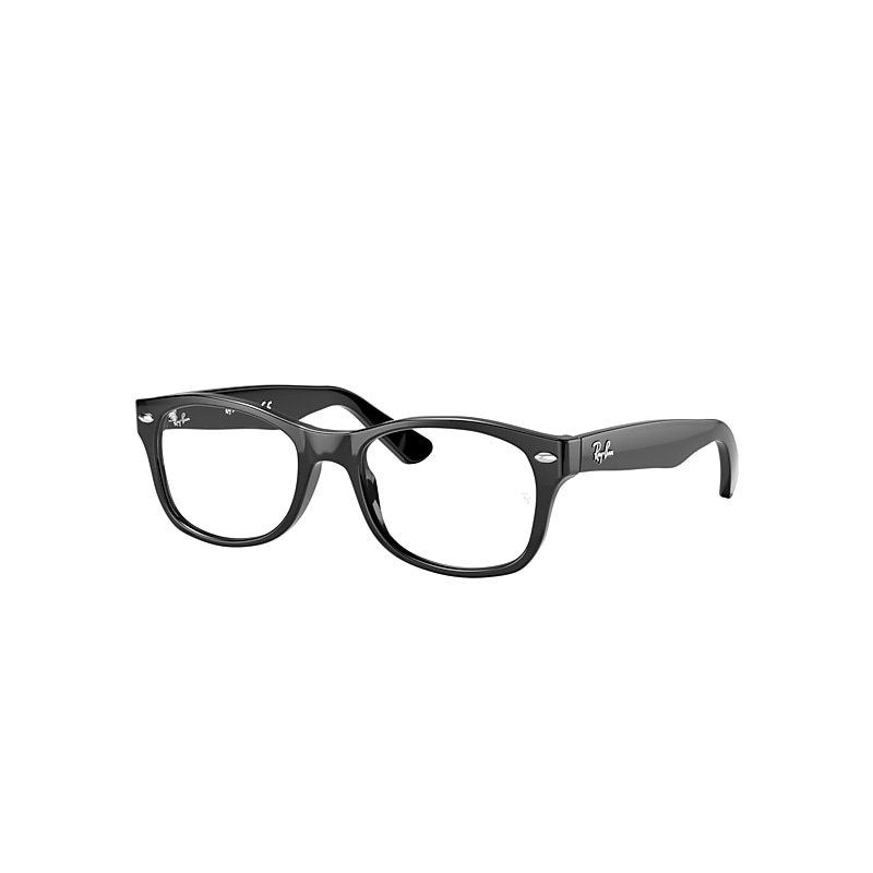 Ray-Ban Junior Rb1528 Optics Kids Eyeglasses Black Frame Clear Lenses 48-16
