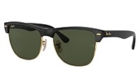 Ray Ban Clubmaster Oversized Rb4175 Black Nylon Green Lenses 0rb Ray Ban Usa