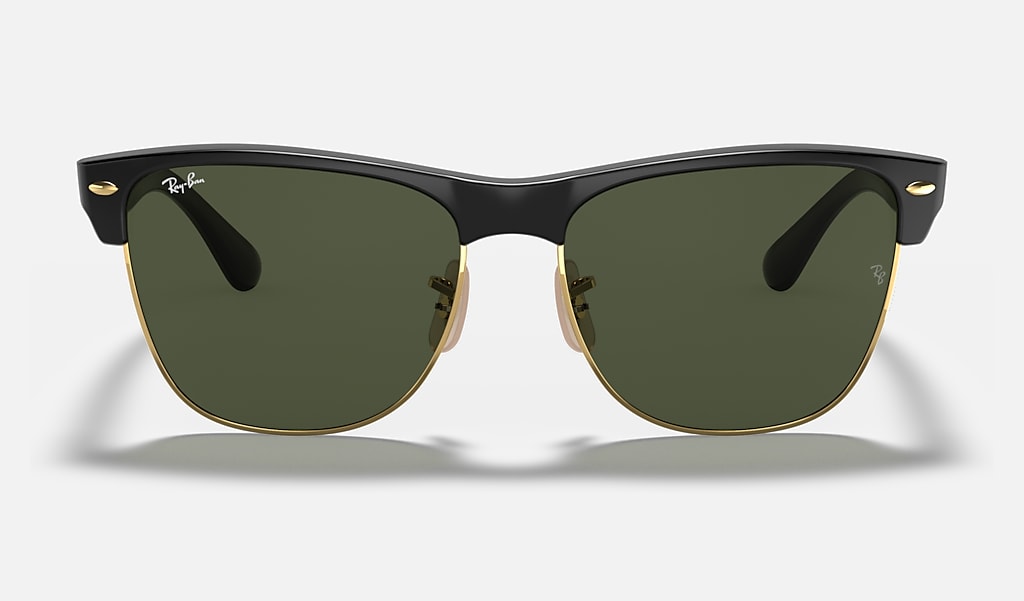 Clubmaster Sunglasses in Black On Gold and Green | Ray-Ban®