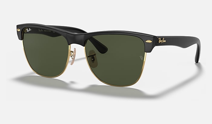 CLUBMASTER CLASSIC Sunglasses in Black Gold and RB3016 | Ray-Ban®