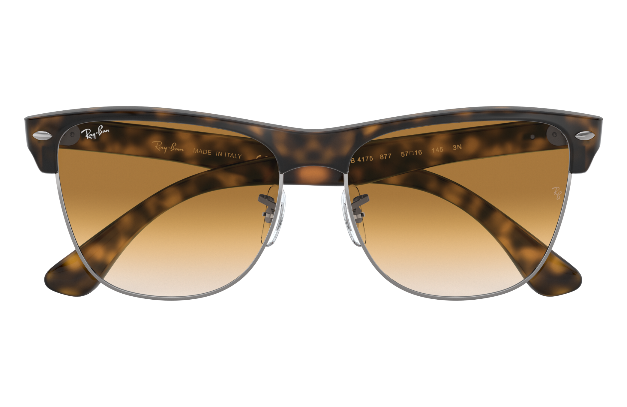 ray ban clubmaster oversized tortoise