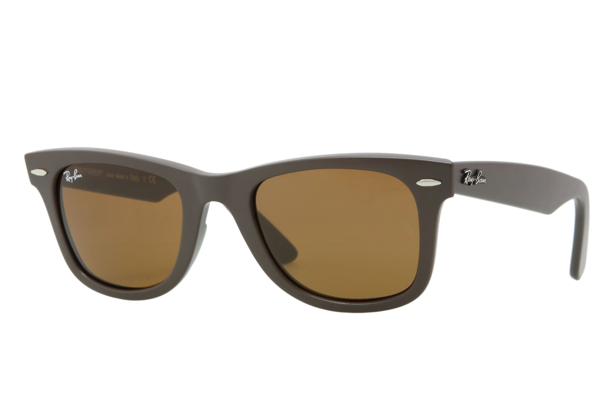 Wayfarer Sunglasses in Matte Turtledove and Brown | Ray-Ban®
