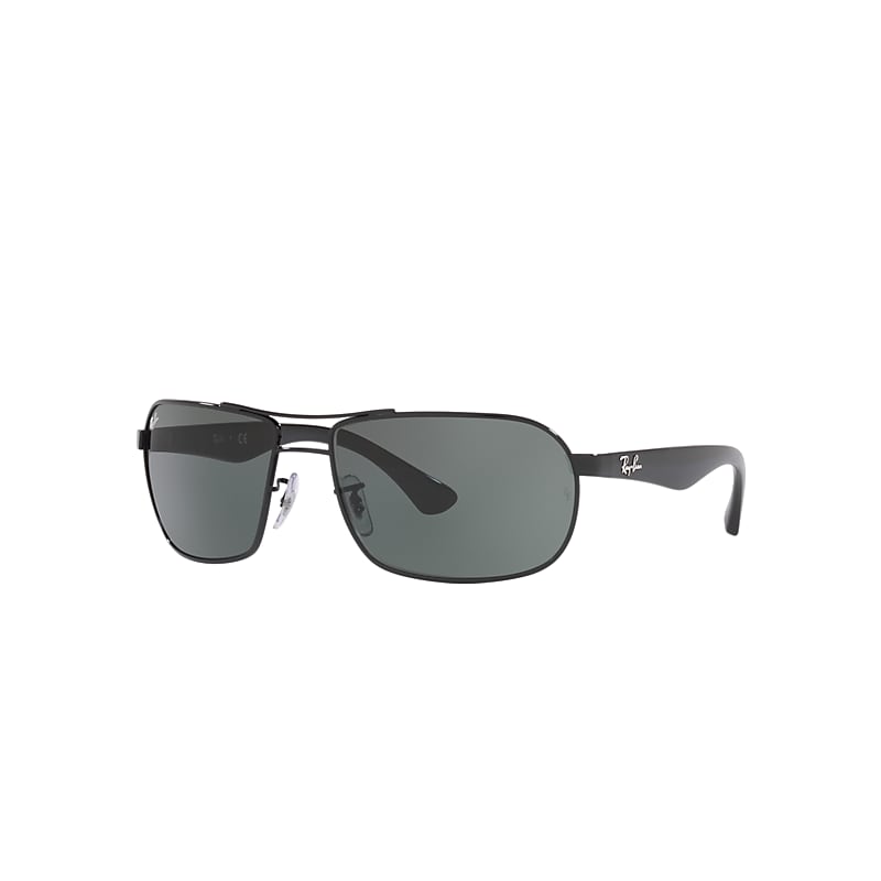 Ray-Ban Rb3492 Sunglasses Black Frame Green Lenses 62-16