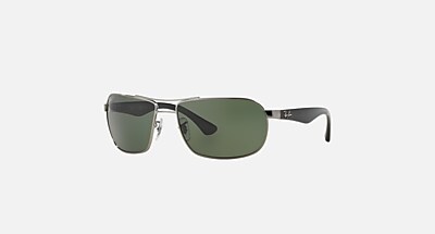 RB3492 Sunglasses in Gunmetal and G-15 Green - RB3492 | Ray-Ban®
