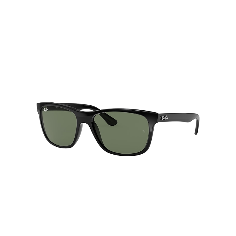 Ray-Ban Rb4181 Sunglasses Black Frame Green Lenses 57-16