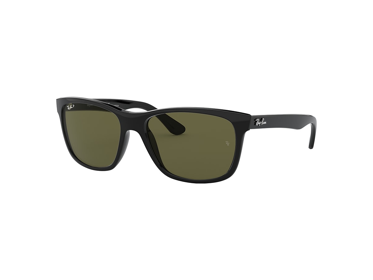 Lezen hefboom Generaliseren Rb4181 Sunglasses in Black and Green | Ray-Ban®
