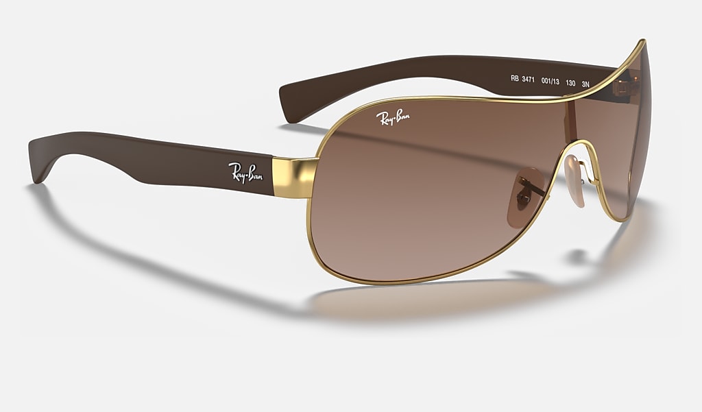 Rb3471 Sunglasses in Gold and Brown | Ray-Ban®
