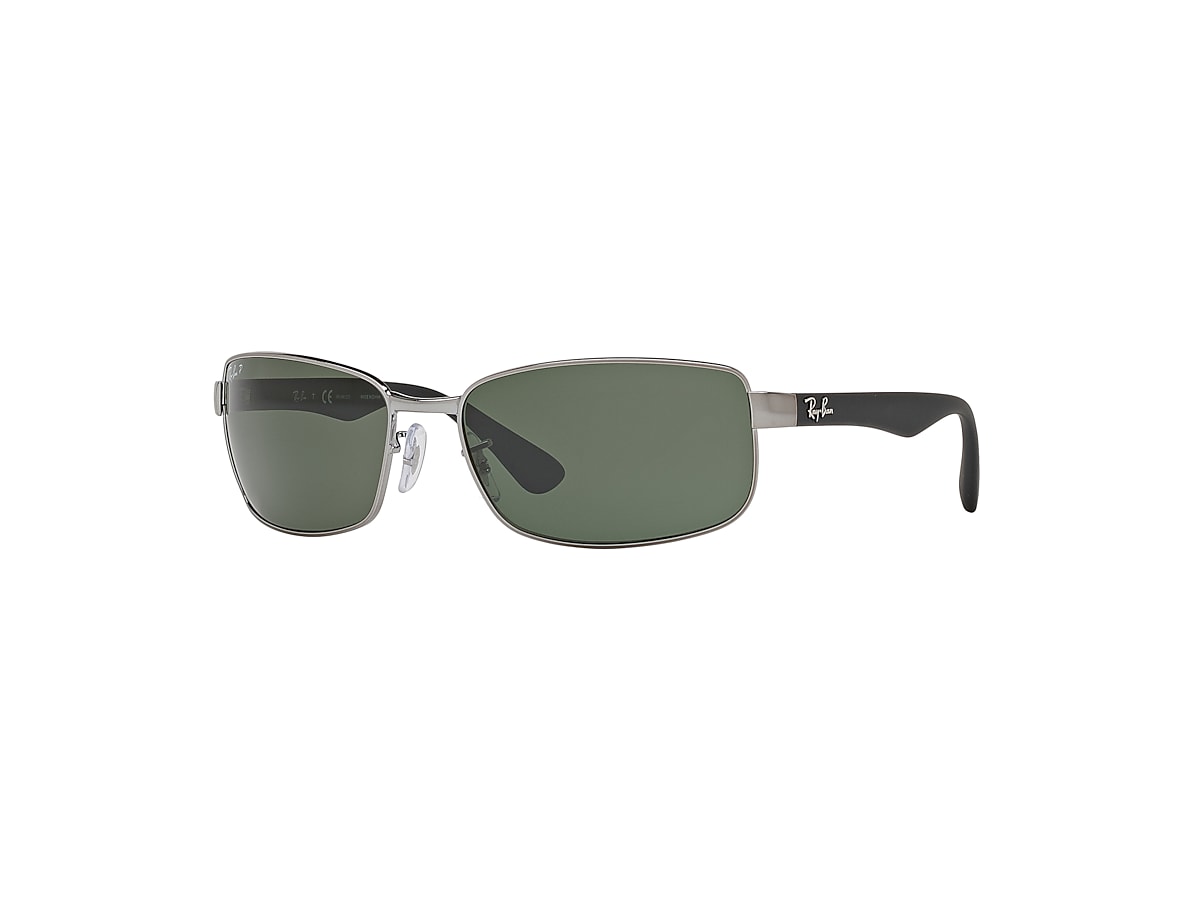レイバン RB 3478 Amazon.com: Ray-Ban RB3478 Rectangular Sunglasses, Gunmetal