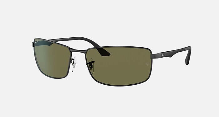 RB3498 Sunglasses in Black and Green - RB3498 | Ray-Ban® GB