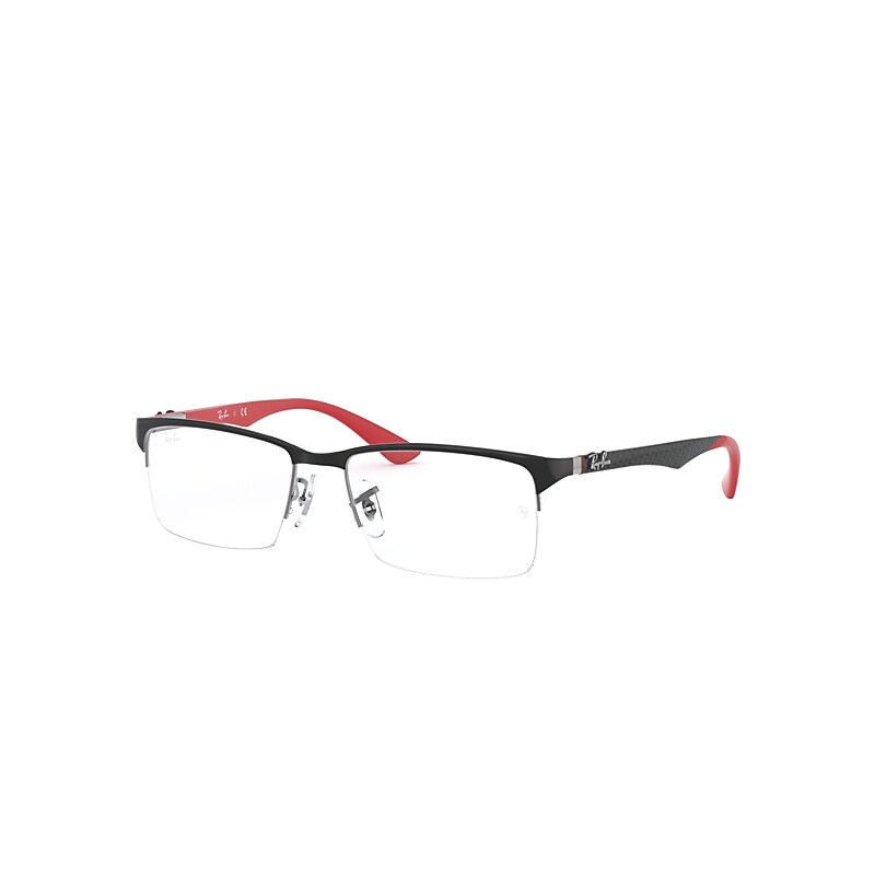 Ray-Ban Rb8411 Optics Eyeglasses Grey Frame Clear Lenses 54-17