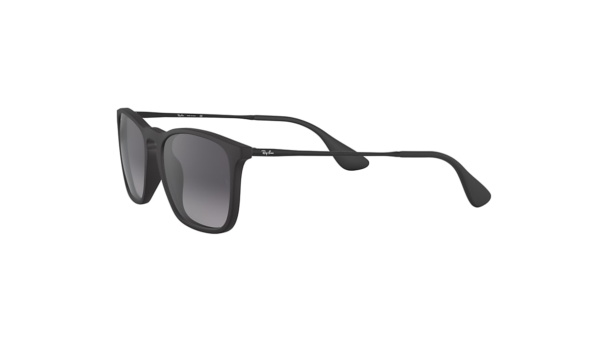 Lunettes de soleil Homme Ray-Ban 0RB4187 Rectangle Noir