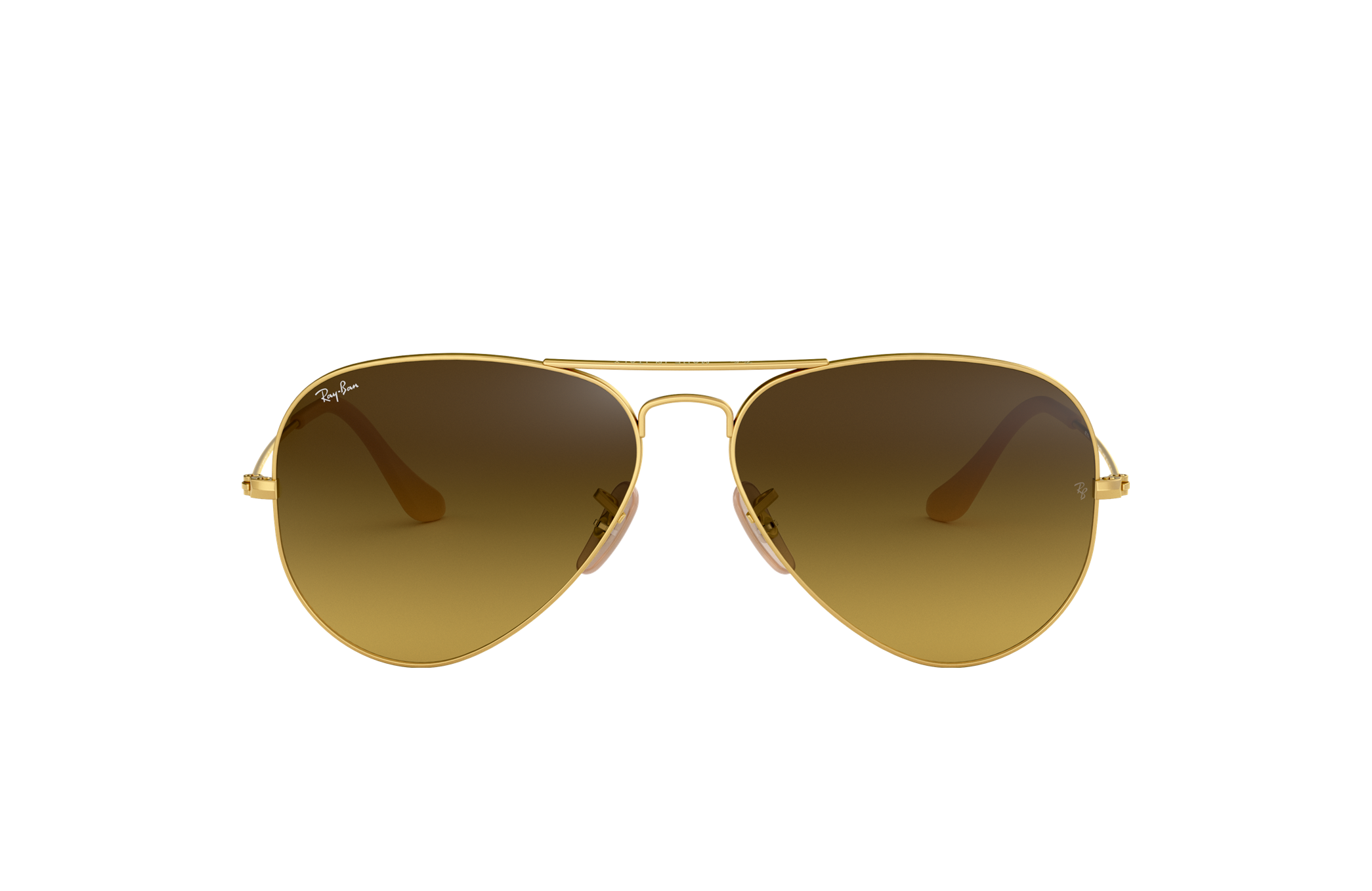 gold brown gradient aviators