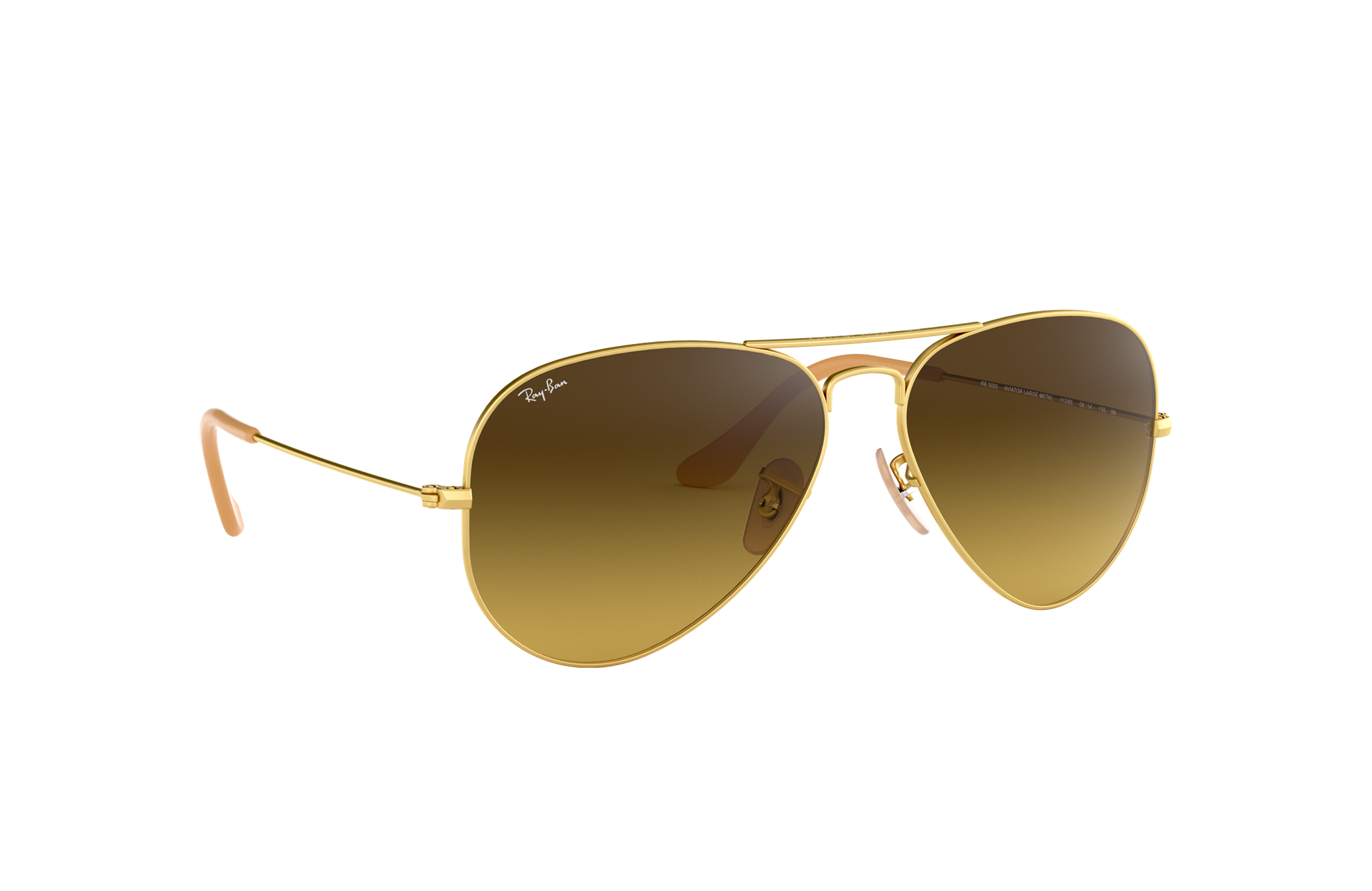 ray ban brown aviator