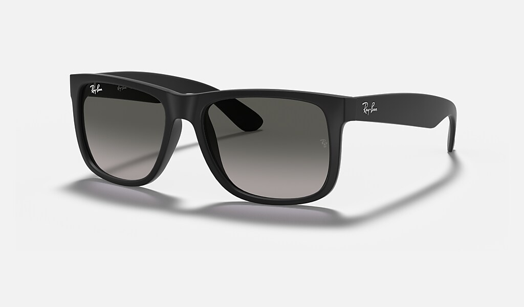 Document item verpleegster Justin Classic Sunglasses in Black and Dark Grey | Ray-Ban®