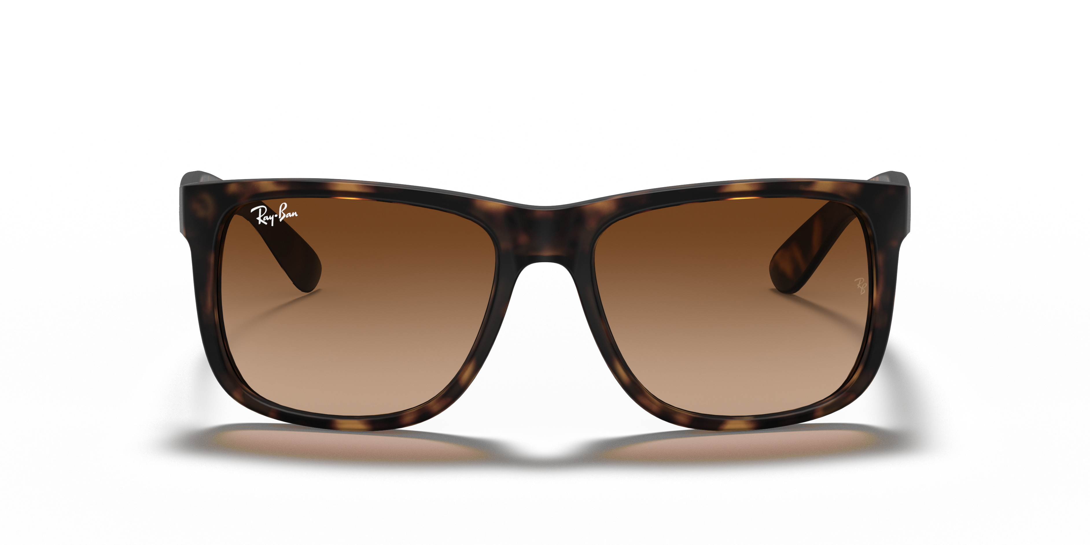 ray ban justin tortoise matte