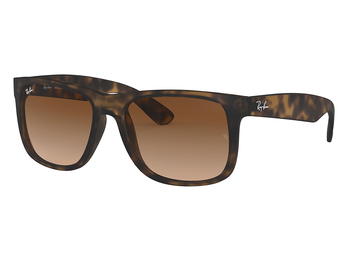 JUSTIN CLASSIC Sunglasses in Havana and Dark Brown - RB4165 JUSTIN CLASSIC Sunglasses in Havana and Dark Brown - RB4165