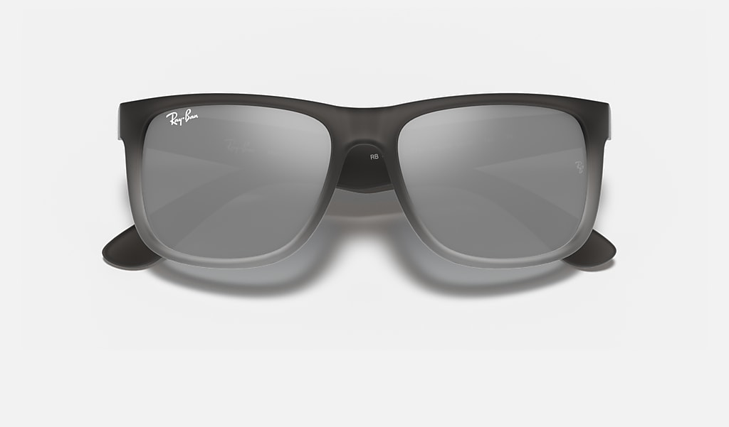 Justin Classic Sunglasses in Grey and Silver | Ray-Ban®