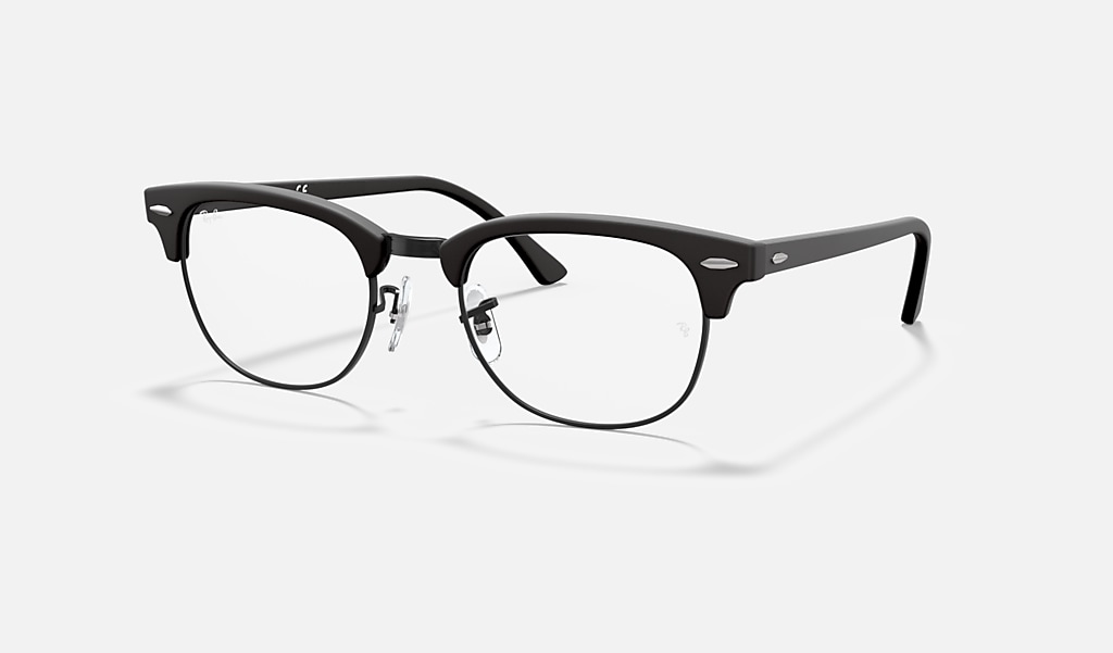 Knooppunt klep is er Clubmaster Optics Eyeglasses with Black Frame | Ray-Ban®