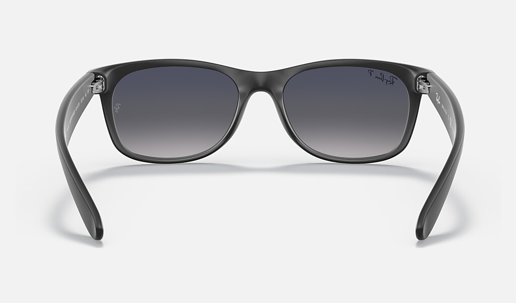 New Wayfarer Classic Sunglasses in Black and Blue/Grey | Ray-Ban®