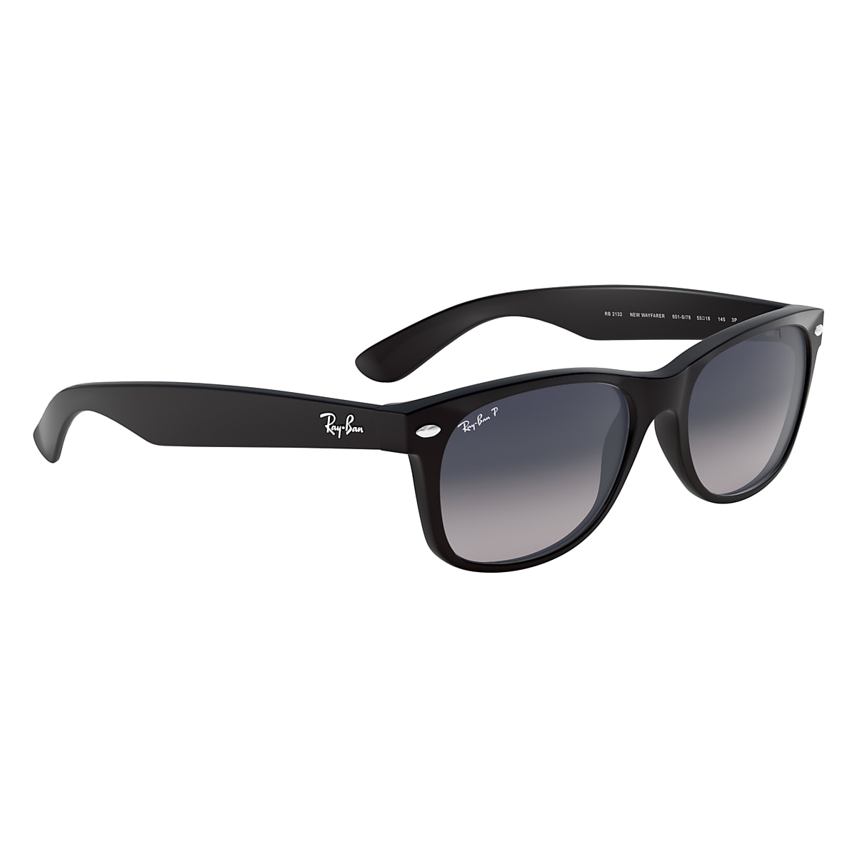 NEW WAYFARER CLASSIC Sunglasses in Black and Blue/Grey - RB2132 