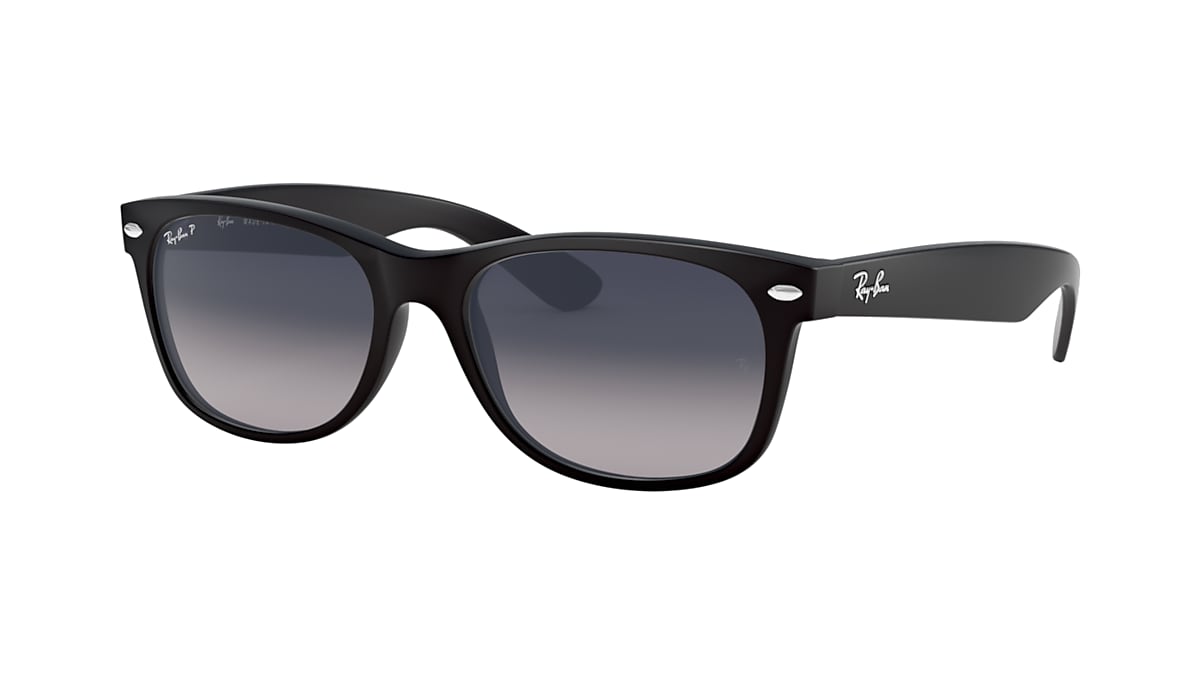 NEW WAYFARER CLASSIC Sunglasses in Black and Blue - RB2132 | Ray 