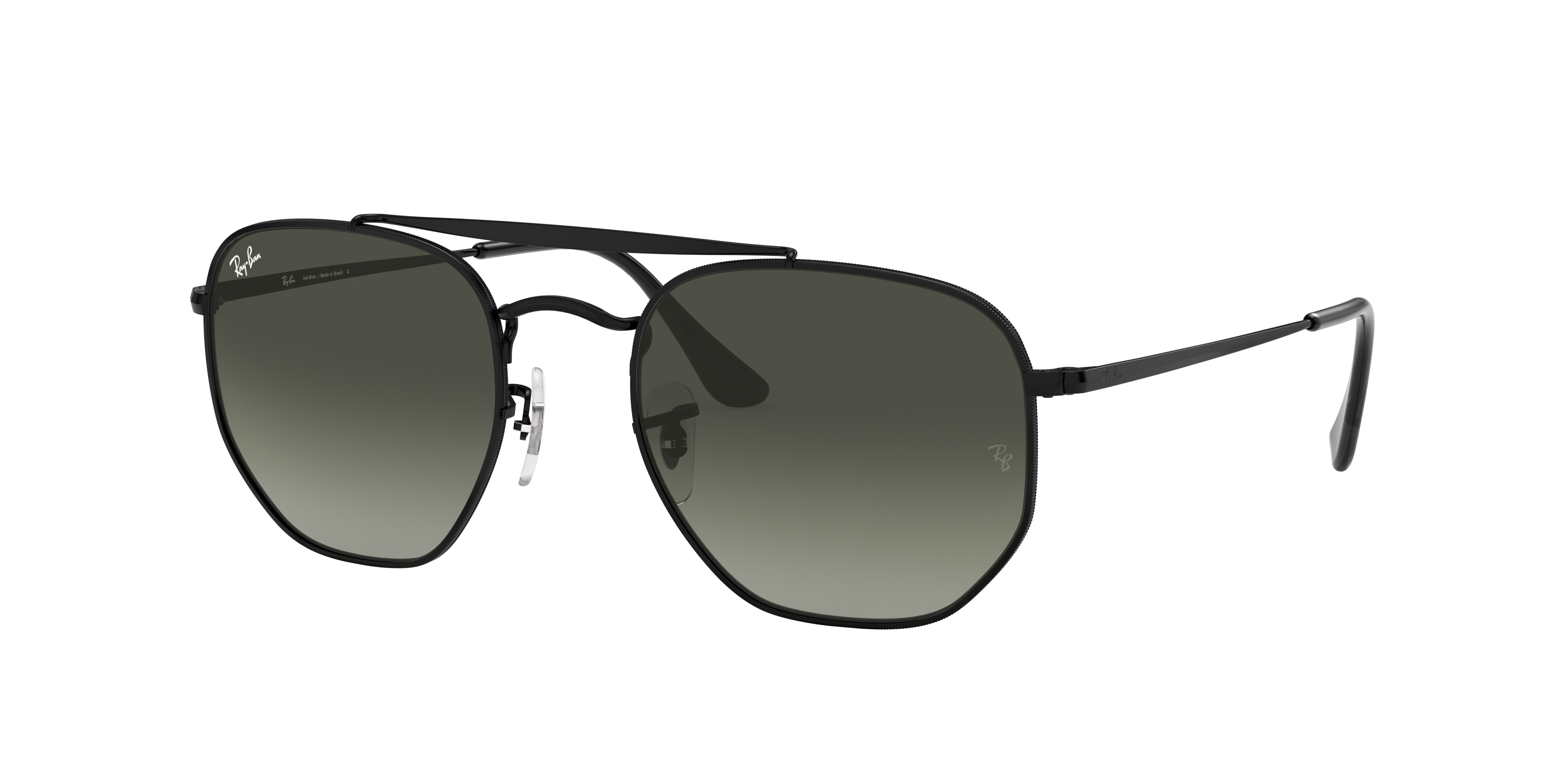 Óculos de Sol Marshal em Preto e Transparente RB3648L RayBan® BR