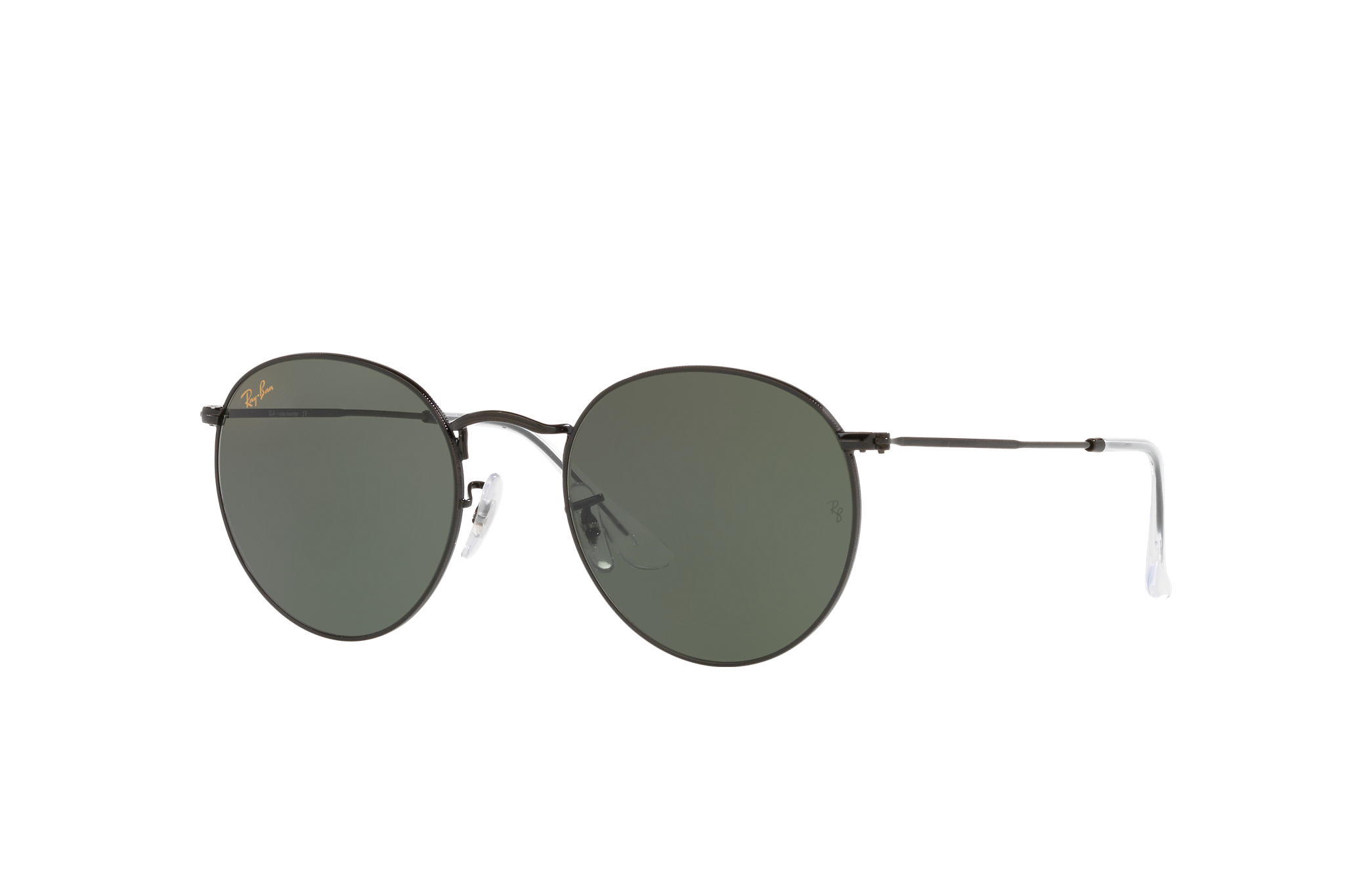 ray ban round gunmetal