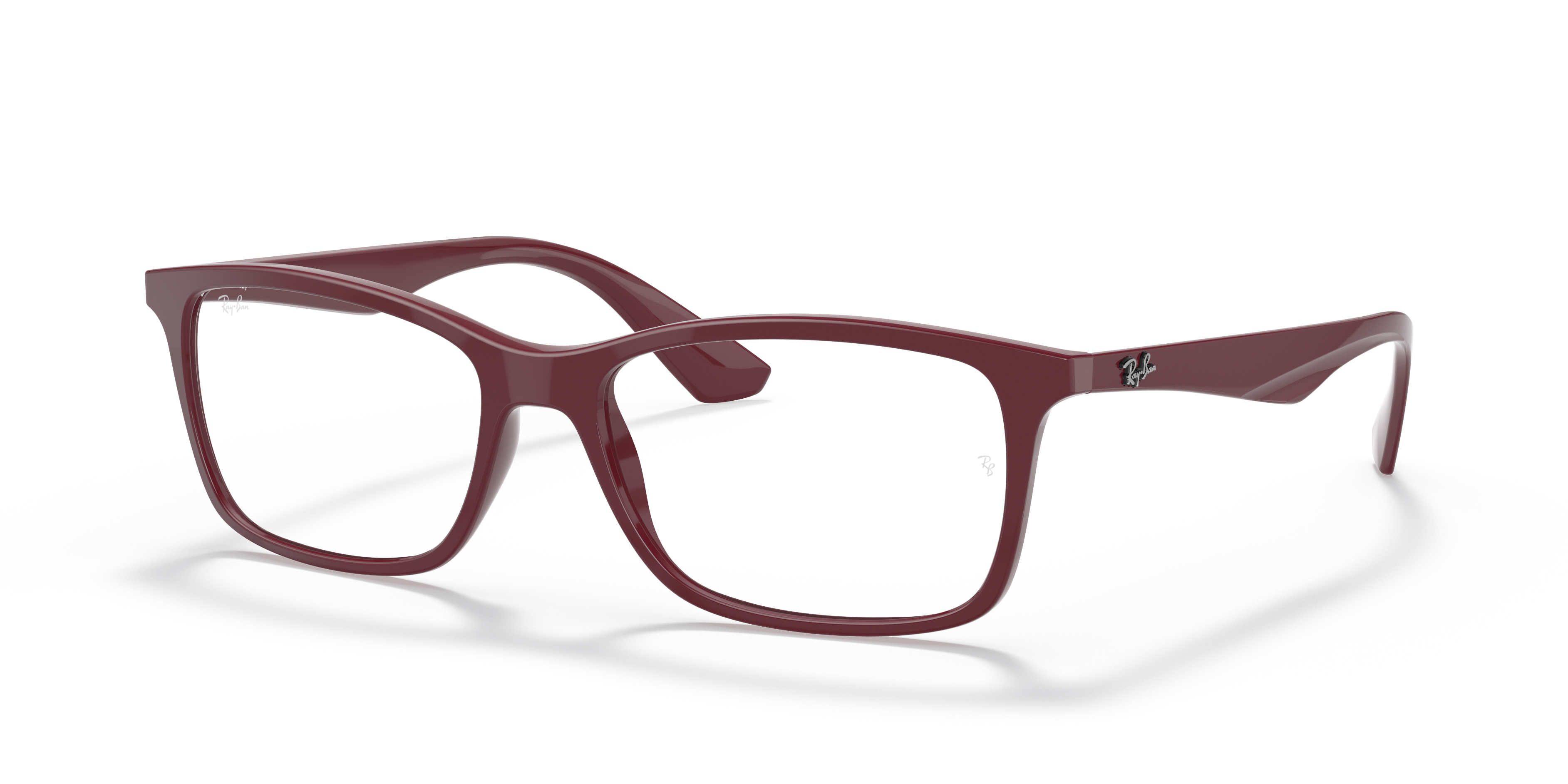 ray ban burgundy frames