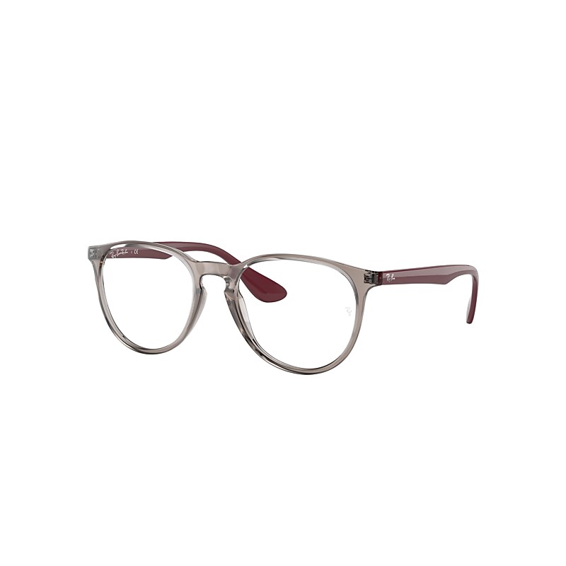 Ray-Ban Erika Optics Eyeglasses Bordeaux Frame Clear Lenses Polarized 51-23
