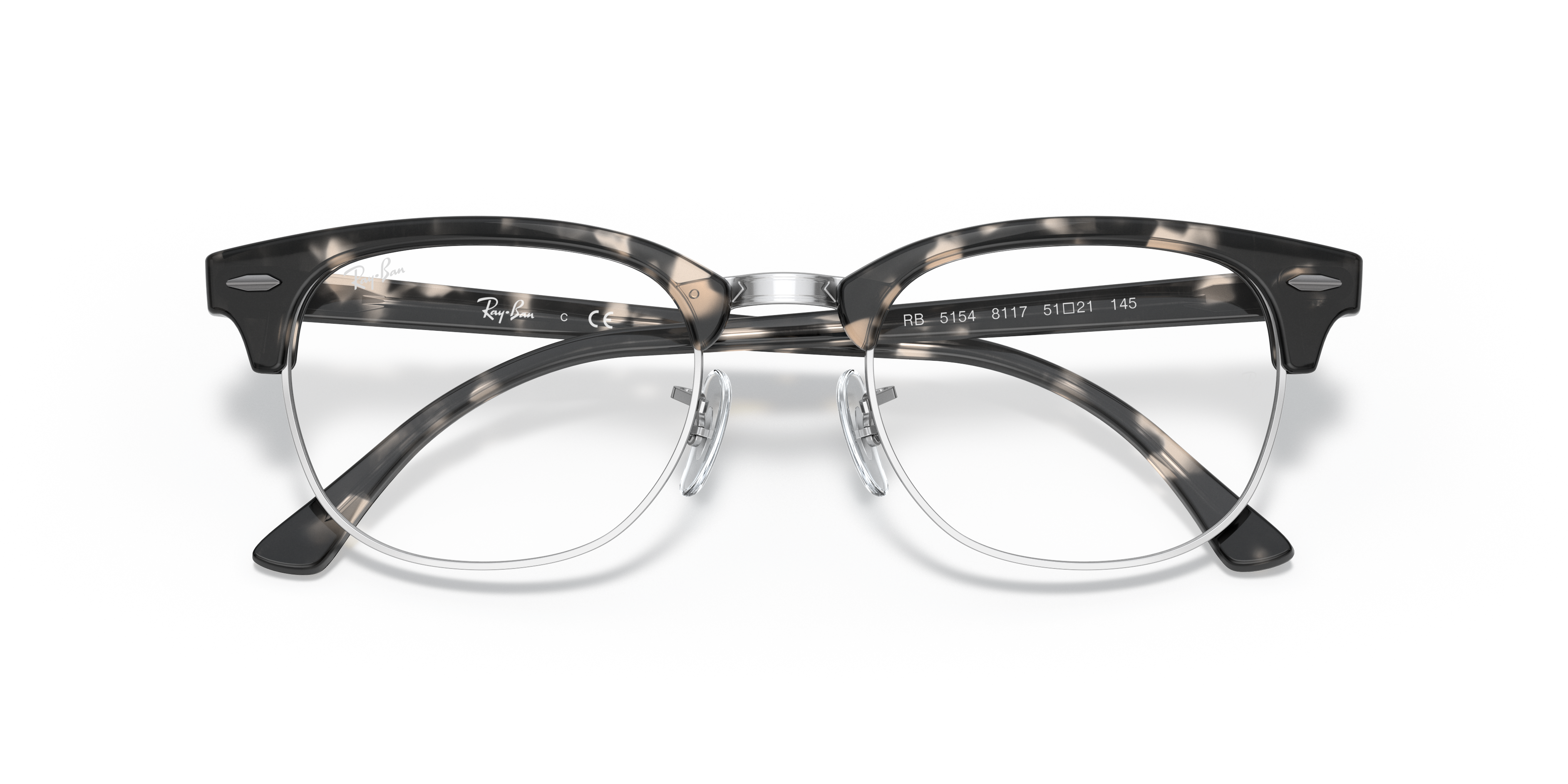 gray ray ban eyeglasses