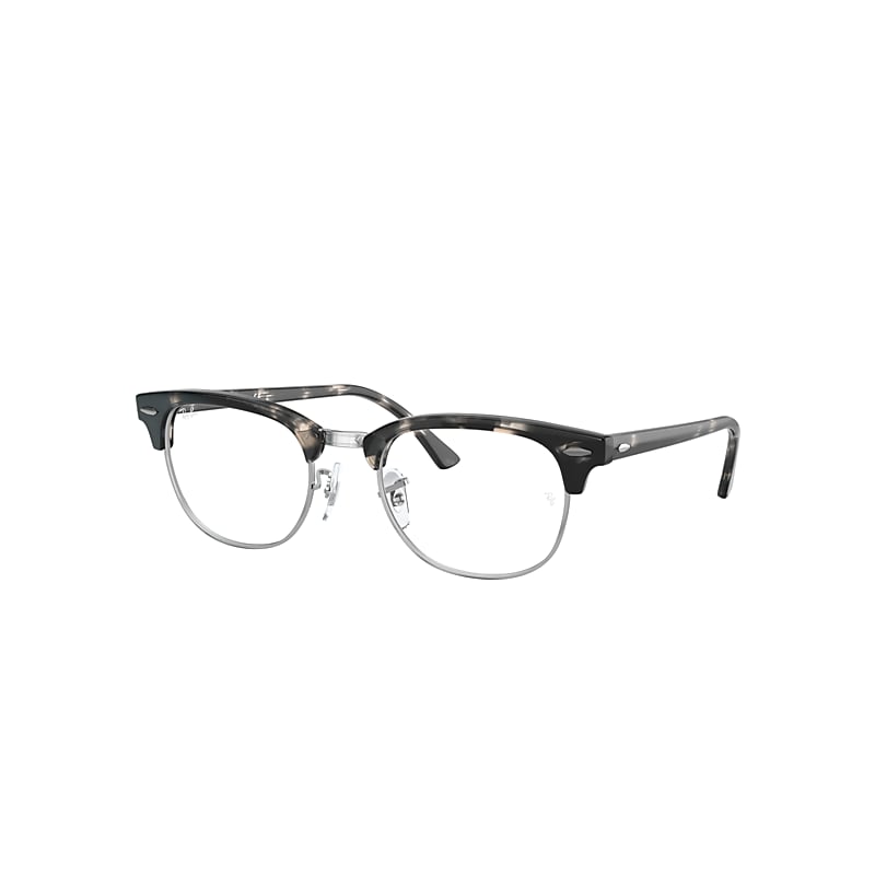 Ray-Ban Clubmaster Optics Eyeglasses Havana Frame Clear Lenses 49-21