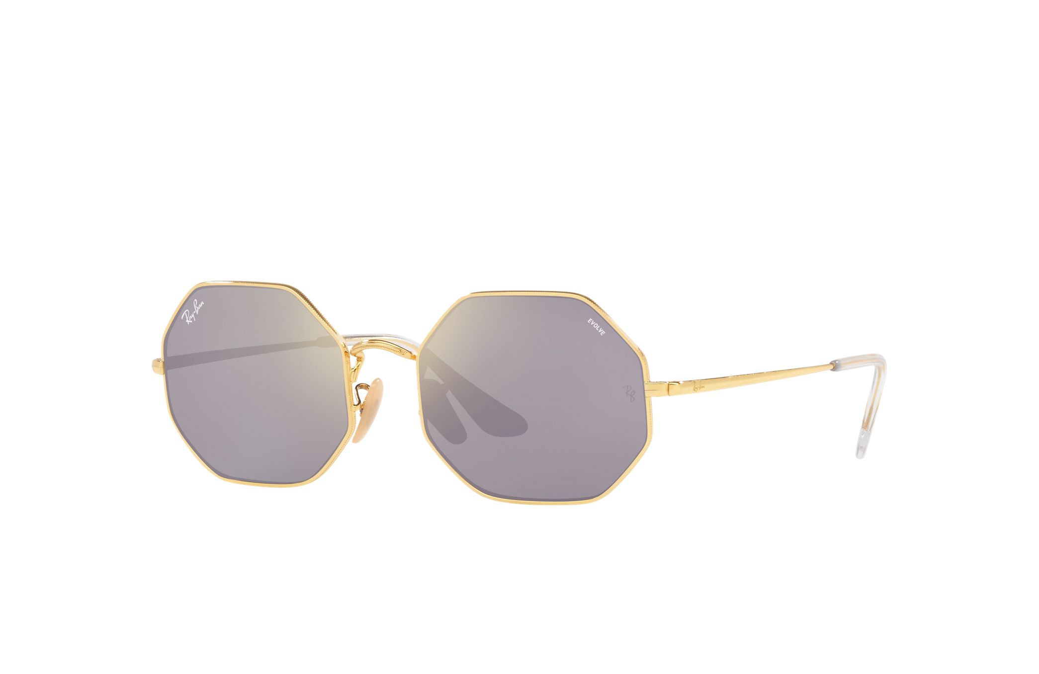 Óculos de Sol Ray-Ban lentes espelhadas.