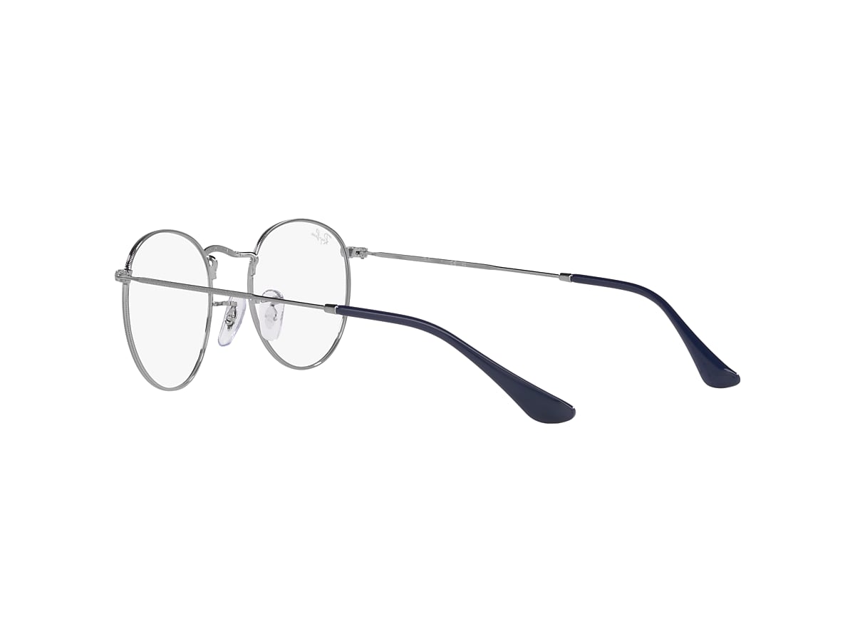 ROUND METAL OPTICS Eyeglasses with Gunmetal Frame - RB3447V