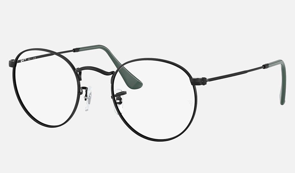 Ray-Ban RB 5267 ブラックフレーム メガネ ROUND METAL OPTICS Eyeglasses with Black Frame - RB3447V | Ray-Ban