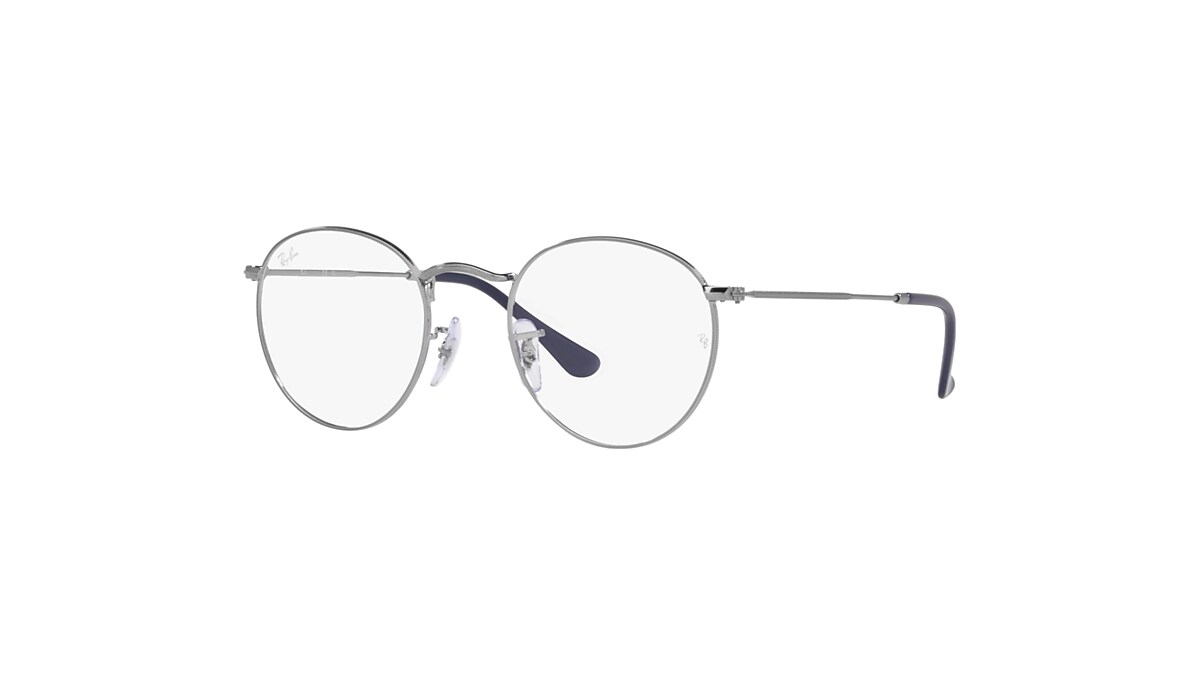 ROUND METAL OPTICS Eyeglasses with Gunmetal Frame - RB3447V | Ray