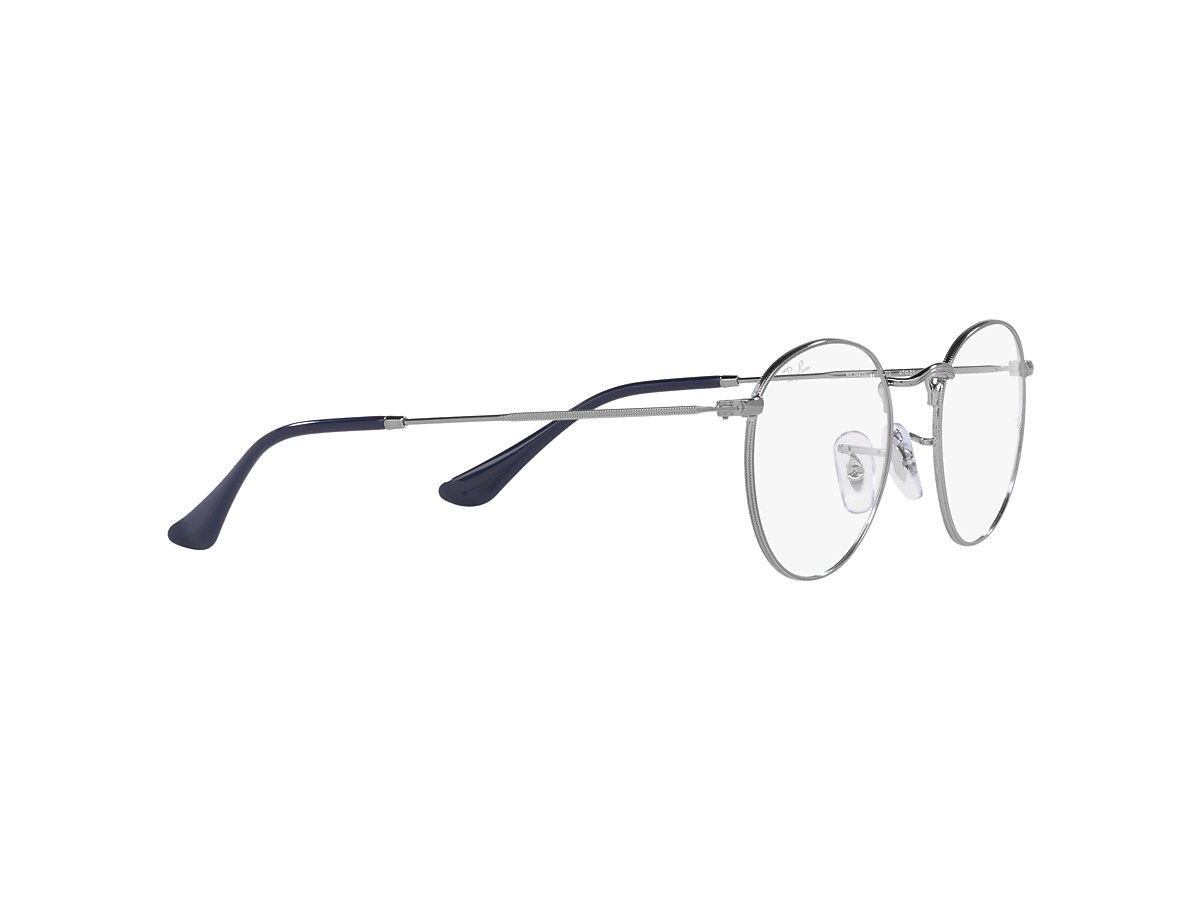 ROUND METAL OPTICS Eyeglasses with Gunmetal Frame - RB3447V | Ray