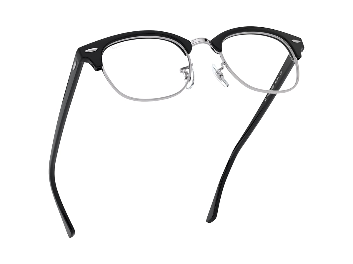 CLUBMASTER OPTICS Eyeglasses with Black On Silver Frame - RB5154