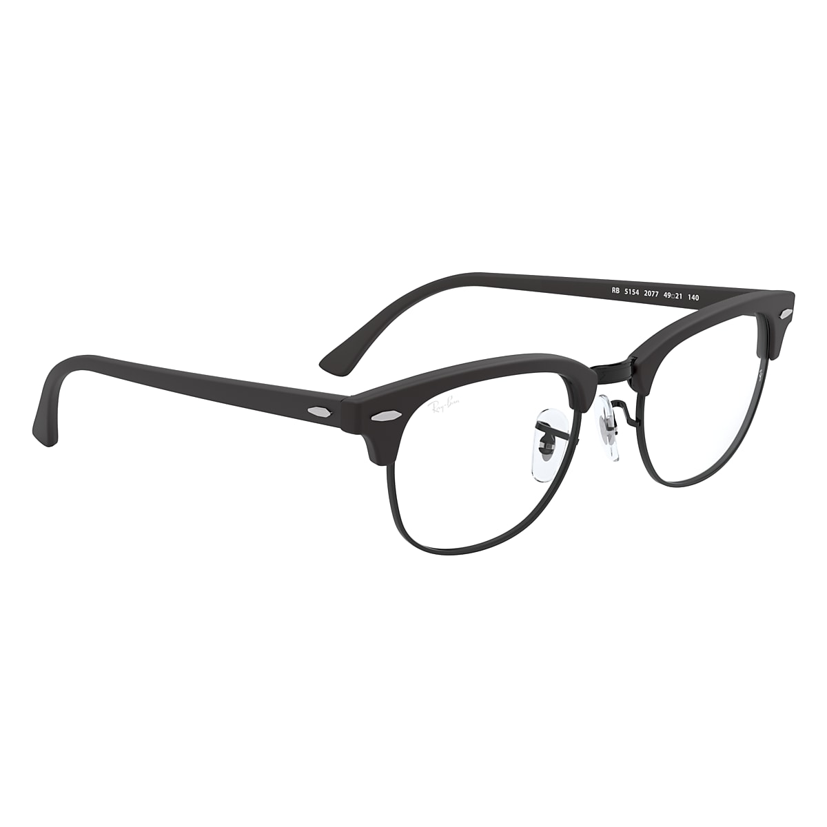 LENTES OPTICOS RAY BAN CLUBMASTER 0RX5154 2372 53 UNISEX