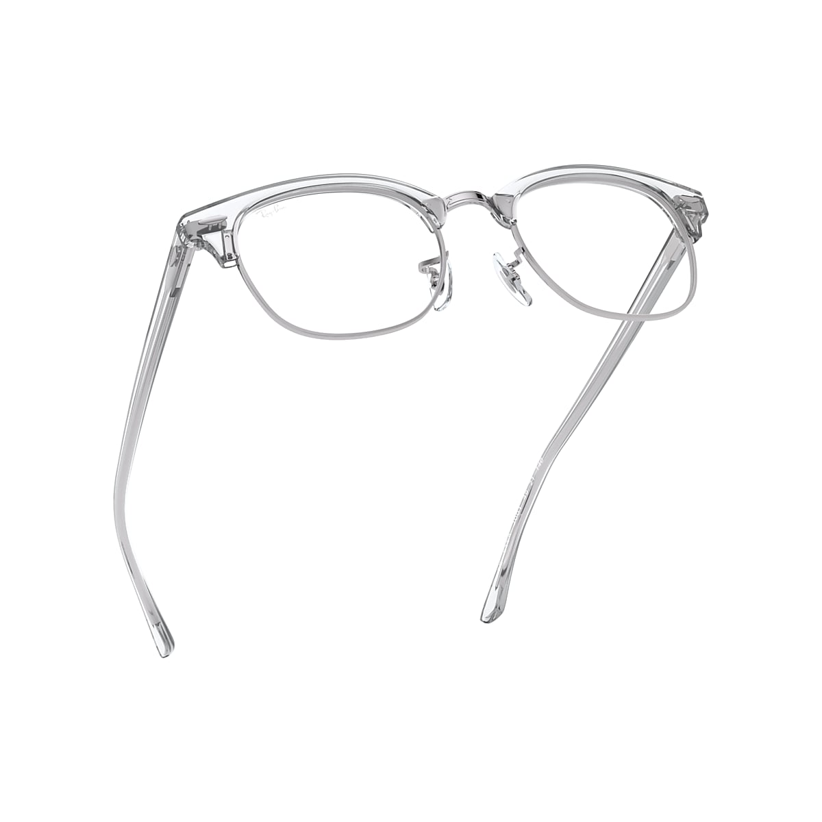 Ray ban cheap clubmaster optics transparent