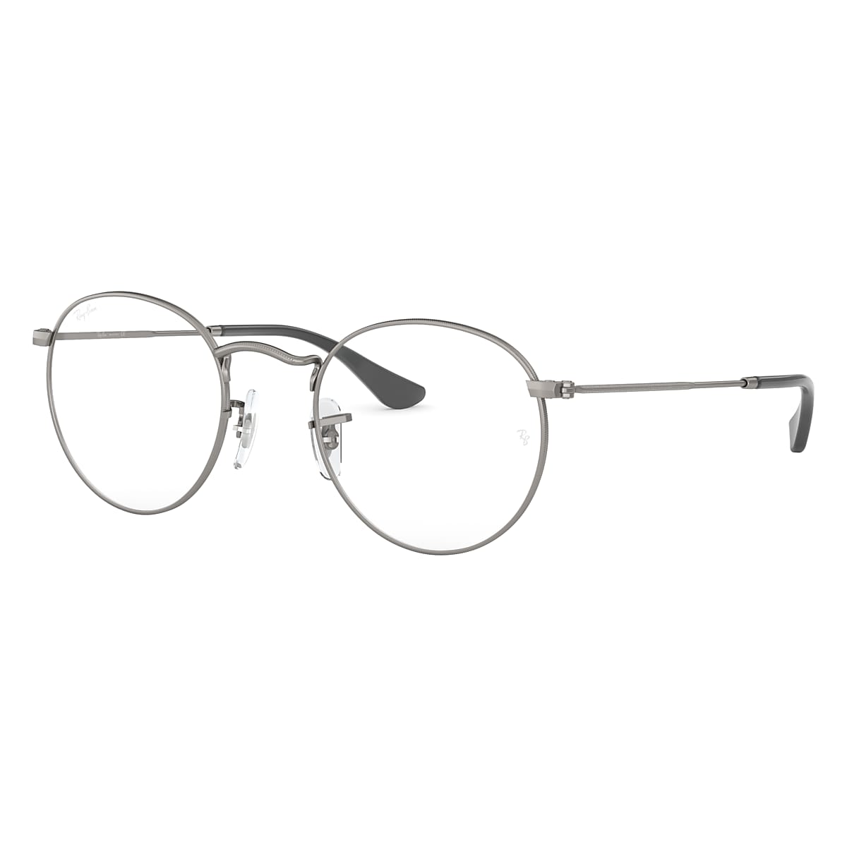 ROUND METAL OPTICS Eyeglasses with Gunmetal Frame - RB3447V