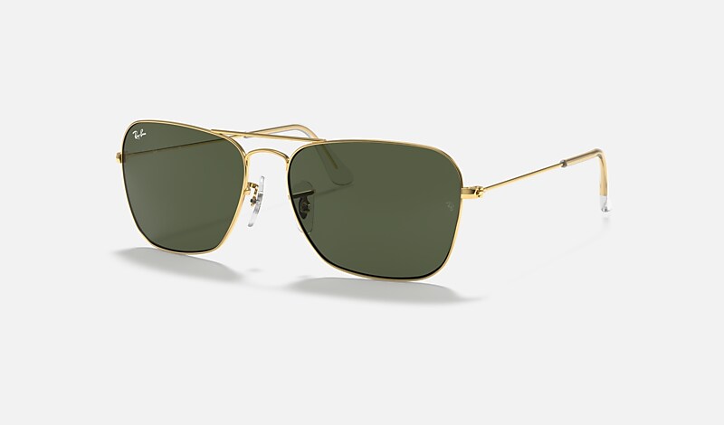 CARAVAN Sunglasses in Gold and Green - RB3136 | Ray-Ban® US