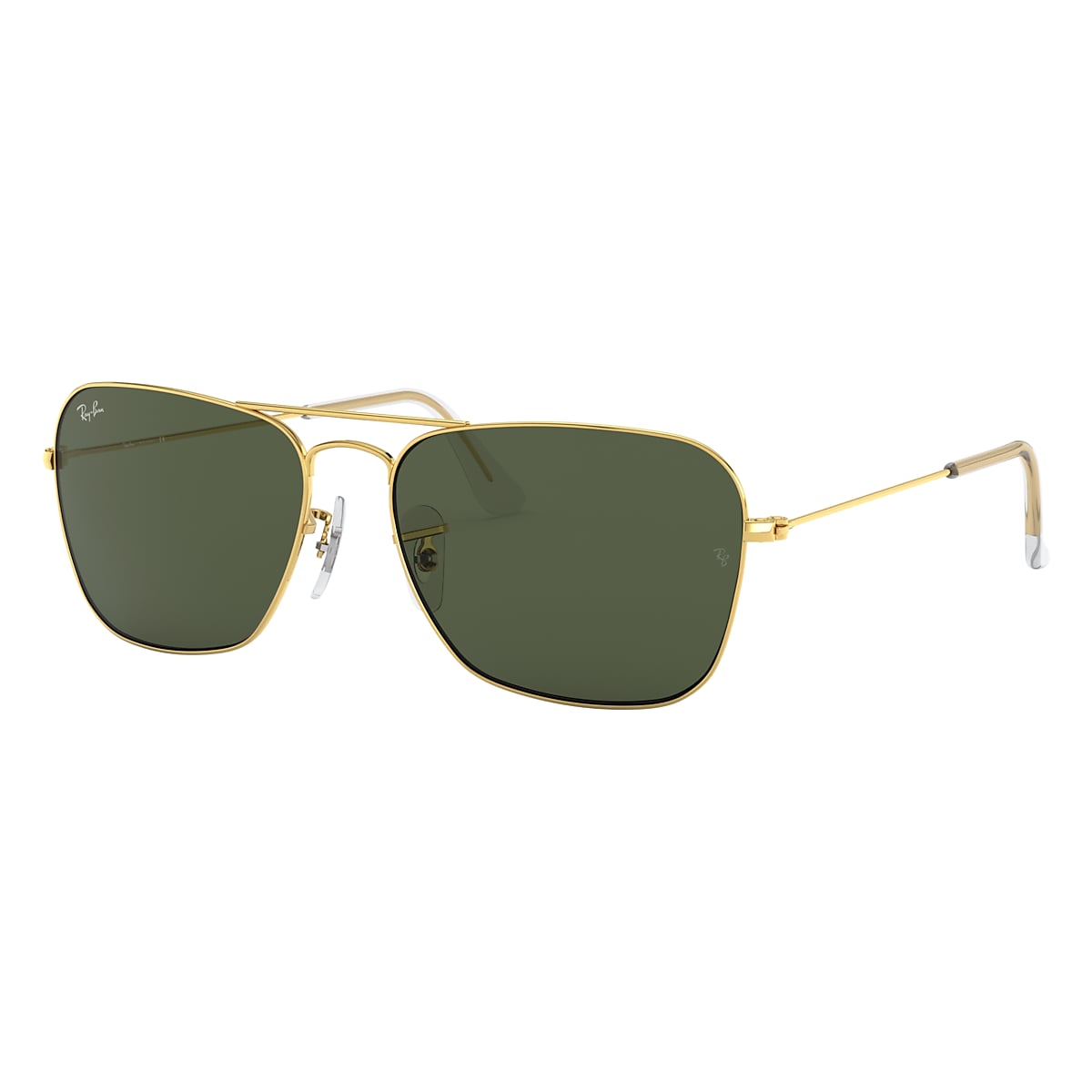 Genre Ook server Caravan Sunglasses in Gold and Green - RB3136 | Ray-Ban® US